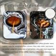 thumbnail image 2 of 58mm 3 Ears Stainless Steel Bottomless Naked Portafilter Wooden Coffee Handle Cup Filter Basket Replacement for Barsetto BA101 BA102 Calphalon Temp IQ, 2 of 8