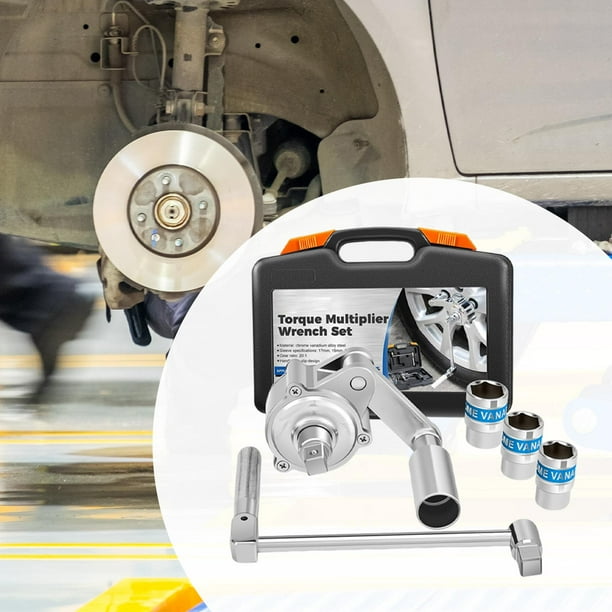 Llave multiplicadora de torsión, extractor de tuercas de orejetas, relación de torsión de 20:1, kit de herramientas de reparación automotriz de fácil Longitud de la caja 28 cm