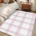 thumbnail image 6 of Red Buffalo Plaid Kitchen Runner Rug 2.7x5 Washable Runners for Hallway Non Slip Farmhouse Checkered Watercolor Large Area Rug Indoor Floor Carpet for Bathroom Laundry Entryway Bedroom Living Room, 6 of 9