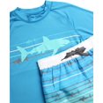 thumbnail image 2 of Big Chill Rash Guard Short Sleeve Swimsuit Set (Boy's), 2 of 7