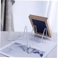 thumbnail image 4 of IFANLANDOR 1Pcs Leaf Lattice Photo Frame Silver Metal Wrought Iron Rectangle for Christmas and Home Use, 4 of 8