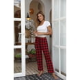 thumbnail image 3 of Avidlove Women Pajama Pants with Pockets Stretch Buffalo Red Plaid Pajama Bottoms Drawstring Christmas Pj Pants Sleepwear Casual Cozy Lounge Pants, 3 of 7