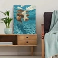 thumbnail image 5 of Cow Underwater Canvas Print, Wall Art for Farmhouse Living Room Bedroom Kitchen Bathroom Office Hotel Restaurant, 5 of 8