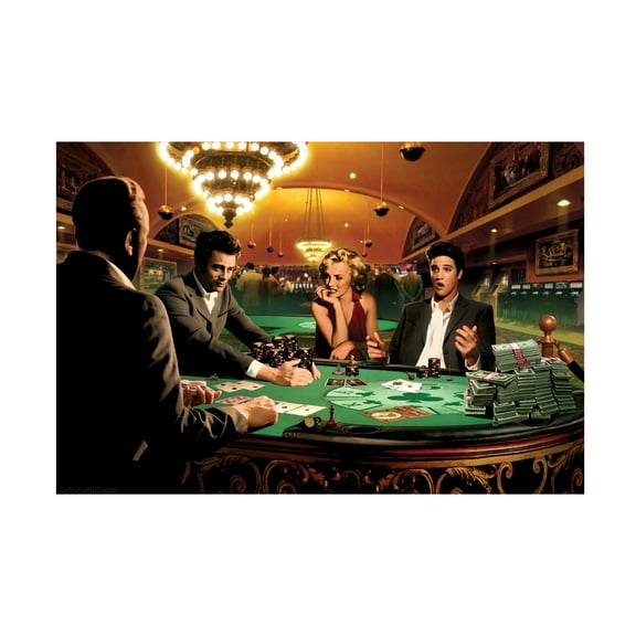 Chris Consani 'Royal Flush' Canvas Art