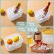 thumbnail image 3 of Yuarrent Moldes de cubitos de hielo de 12 cavidades con bandejas con tapa, bebidas congeladas, fabricación DIY, molde cuadrado, herramientas para fiestas Cocina y Comedor Rosa Bandeja de hielo, 3 of 6