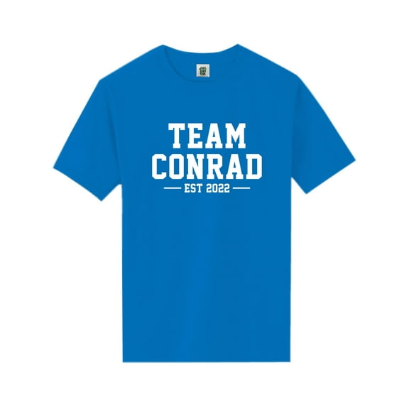 Team Conrad Est 2022 Short Sleeve Neon T-Shirt