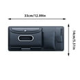 thumbnail image 5 of Sun Visor Organizer With Tissue Holder, Card Holder And Sunglasses Clip, Storage Pouch For Car Truck SUV Registration Sunglasses Pen Key Lipstick -black, 5 of 6