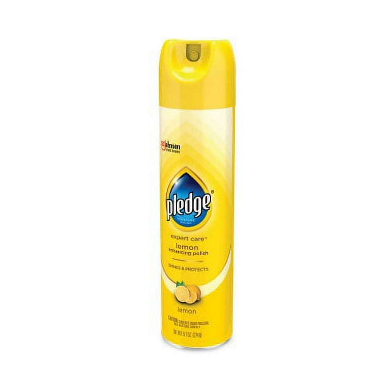 Furniture Polish, Lemon, 9.7 oz Aerosol Spray, 6/Carton