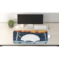 thumbnail image 2 of Moon Computer Mouse Pad, Planet Watching Seen Forest at Night Colorful Print Woodland Nighttime Details, Rectangle Non-Slip Rubber Mousepad Large, 31" x 12" Gaming Size, Multicolor, by Ambesonne, 2 of 2