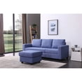 thumbnail image 5 of Nathaniel Home 73022-40BL Alexandra Alexandra Convertible Sectional, 80 x 30 x 33 in., 5 of 9