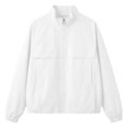 thumbnail image 3 of Womens Outdoor Jacket Lightweight Breathable Windbreaker with Pockets for Everyday Outerwear Activities White,XXXL, 3 of 3