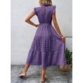 thumbnail image 6 of Women Summer Casual Midi Maxi Dresses Short Sleeve  S, 6 of 7