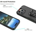 thumbnail image 2 of For iPhone 15.15 Pro,15 Plus,15 Ro Max Case, 2 in 1 Phone Case for iPhone 15 Pro Max 6.8", Tiflook Rubber & Rugged Shockproof Protection Heavy Duty with Ring Stand Kickstand Cover,Black, 2 of 6