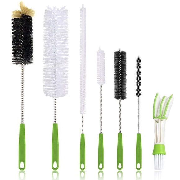Set de limpieza de cepillos para botellas Haomaomao, paquete de 7 con asas largas