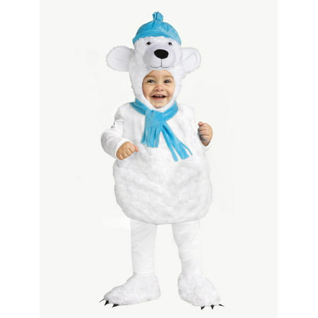 Polar Bear Toddler Costume - Size Toddler 2-4