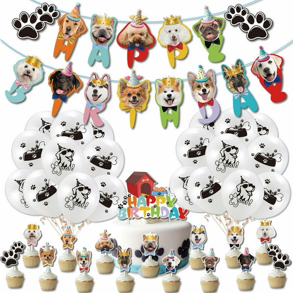 Pet Dog Birthday Party Supply Decoration