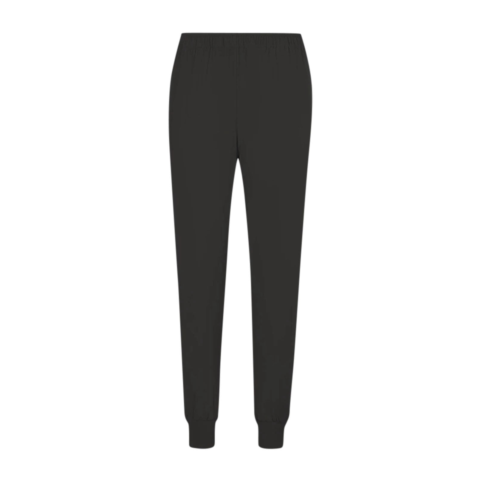 Women Athletic Scrub Set - Stretch V-Neck Top & Multi-Pocket Cargo Joggers, Easy Care Comfortable Nursing Workwear