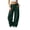 Dark Green, variant on Women's Barrel Leg Sweatpants Brushed Fleece Lined High Waist Wide Leg Ankle Lounge Navy S