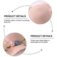 thumbnail image 3 of 52-54cm hat circumference children's flower straw hat wavy brimmed sun hat summer outdoor sun hat travel sun hatpink, 3 of 5