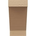 thumbnail image 2 of 11"W x 11"D x 22"H Wide Burlington Rough Cedar Woodgrain TimberThane Corbel, Primed Tan, 2 of 6