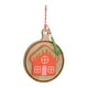 thumbnail image 1 of Decoraciones Del Árbol de Navidad Decoración Redonda de la Placa de Madera Colgante Copo de Nieve Casa de Navidad Decoración Del Árbol de Navidad Ornamentos Del Árbol de Navidad, 1 of 6