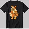 thumbnail image 1 of Winnie the Pooh Halloween, t-shirt White-Black Men's / Women's T Shirt DE602 - Black - S, 1 of 2