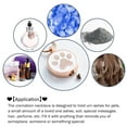 thumbnail image 7 of Round with Paw Print Pet Cremation Jewelry for Ashes Urn Necklace Lockets for Dog Cat Ashes Holder, 7 of 7