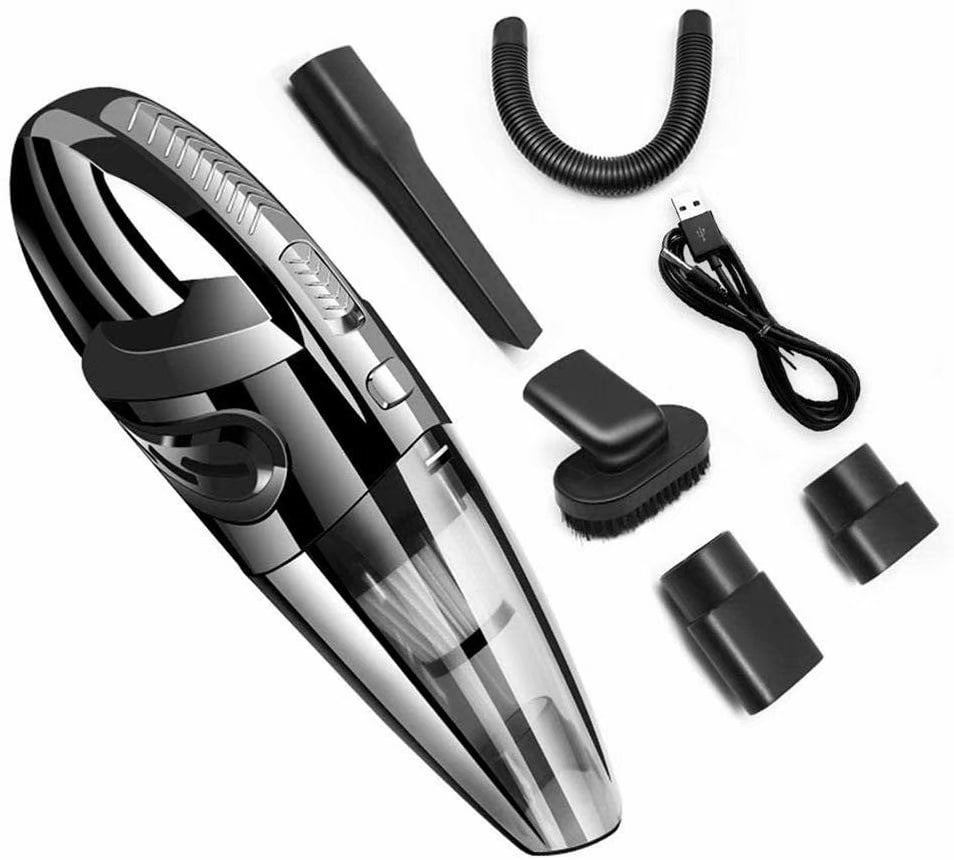 Handheld Car Vacuum Cordless Cleaner USB Charger Wet Dry Strong Cyclone