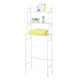 thumbnail image 4 of Estante para Almacenamiento de Toallas de Hierro de 3 Niveles, Organizador de Estante de Baña Sobre Inodoro, Diseño de Módem, Ahorro de Espacio Compacto para Baño y Cuarto, 4 of 7