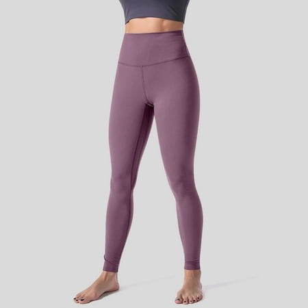 FCLoft Women s Tummy Control Invisible Butt Scrunch Leggings - No Front Seam Pockets & Gym Yoga Pants