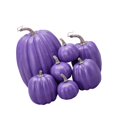 thumbnail image 3 of 7 calabazas artificiales de espuma para manualidades, accesorios para fotos, decoración de Halloween, calabazas decorativas de otoño para decoración Púrpura, 3 of 9