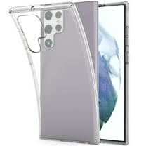 CoverON For Samsung Galaxy S22 Ultra Phone Case, FlexGuard Series Soft Flexible Slim Lightweight Fit TPU Minimal Cover, Clear