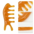thumbnail image 3 of Unique Bargains 1 Pc Comfortable Head Massage Comb for Home Orange Yellow Resin, 3 of 5