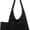 Black, variant on Gocvo Light Brown Hobo Bags for Women, Casual Hobo Handbags with Zipper Pouch, Soft Slouchy Bag for Work Travel