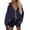 j88-Navy, variant on LIIPEE Womens Zip Up Hoodie Long Sleeve Solid Color Hooded Sweatshirt With Pockets Ladies Cozy Breathable Everyday Sweatshirts,M