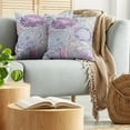 thumbnail image 5 of Ambesonne Floral Throw Pillow Cover 2 Pack, Dandelions Leaves Swirls, 24", Multicolor, 5 of 5