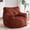 Red, variant on ChromaCore Corduroy Bean Bag Chair, Plush Memory Sponge Filled for Living Room & Bedroom