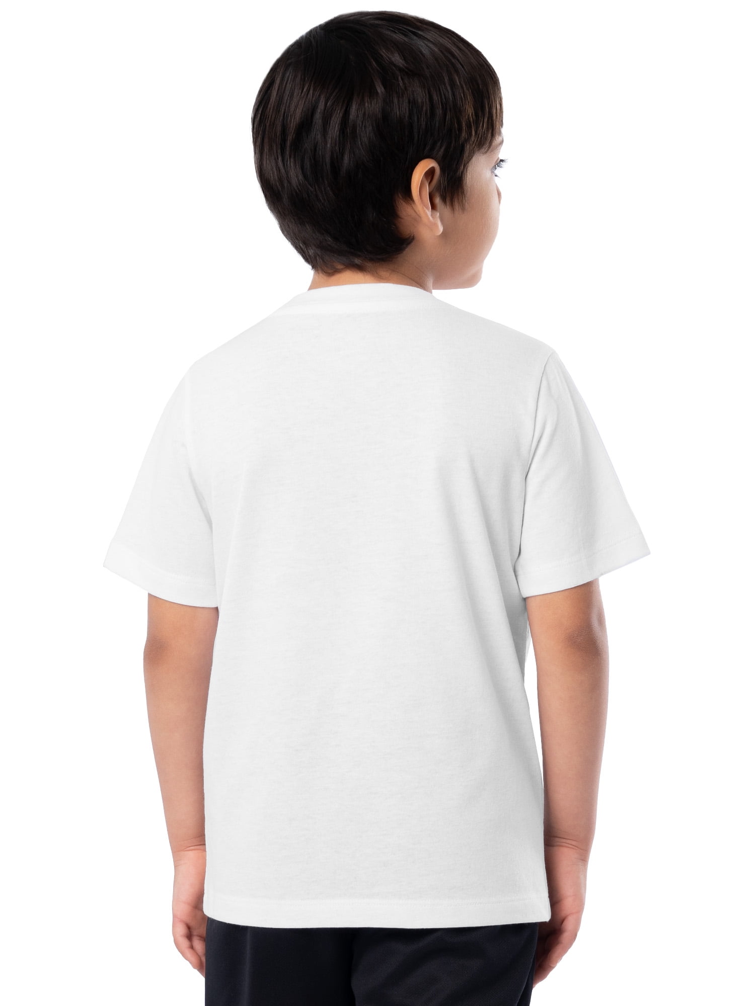 Athletic Works Boys Active Short Sleeve Graphic T-Shirt, Sizes 4-18 & Husky