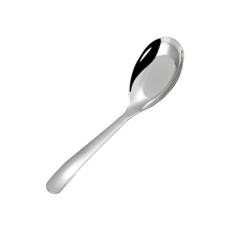 

1Pcs Stainless Steel Spoons Short Handle Soup Spoon Set Large/Small Metal Kitchen Dinner Spoons for Soup Rice Porridge Tableware