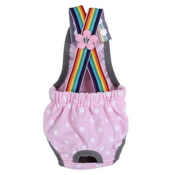 Pañal Para Perros Pantalones Sanitarios Para Perros Pañal Con Tirantes Para Perros Hembra Perro Pañal Menstruación Fisiológica Tirante Ropa Interior Calzoncillos Pantalones Octpeak Dog Menstrual Pants