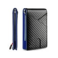 thumbnail image 2 of Carbon Fiber Wallet Blue, Us Dollar Wallet for Men'S Wallet Fiber Wallet for Men'S Leather Wallet Business Wallet, 2 of 9