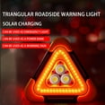 BeyXokBey 2 In 1 Emergency Triangular Roadside Warning Light 3 COB LED