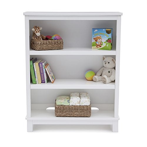 white childrens bookshelf