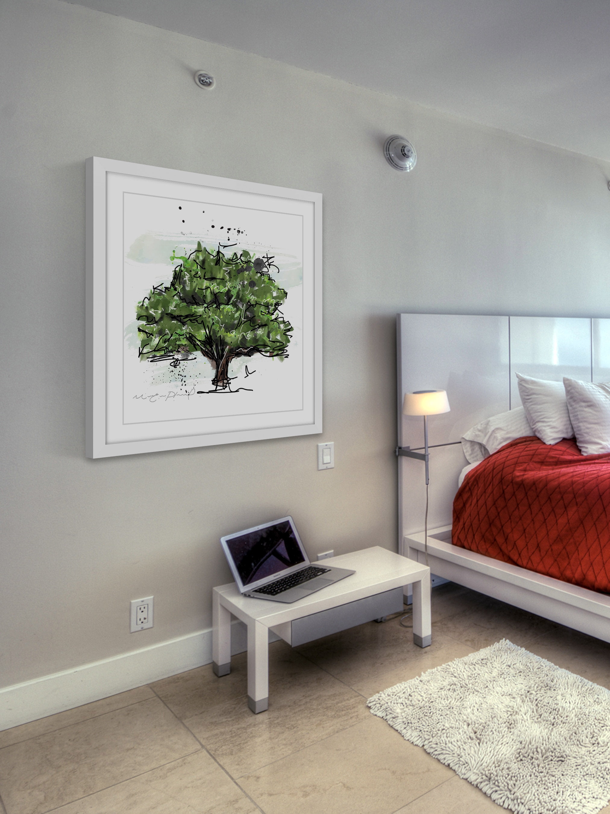 "Chene" Framed Painting Print