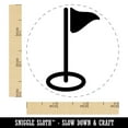 thumbnail image 2 of Golf Hole Flag Self-Inking Rubber Stamp Ink Stamper - Green Ink - Small 3/4 Inch, 2 of 7