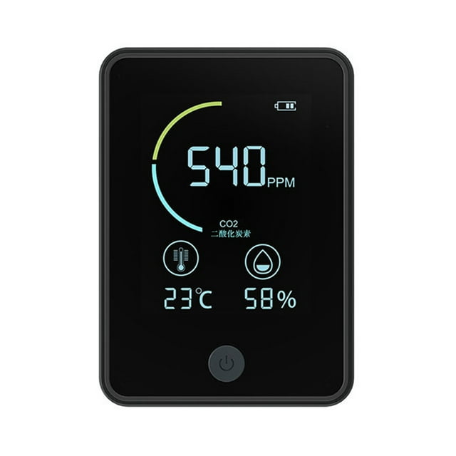 Leutsin CO2- Meter LCD Backlight Indoor Carbon Dioxide CO2- Concentration Detector