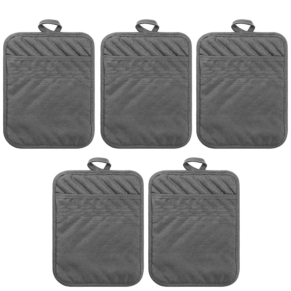 1111Fourone 5pcs Oven Gloves Cotton Heatresistant Gloves Antiscalded