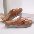 thumbnail image 5 of IUJSOY Women's Fashion Orthotic Slides Lightweight Athletic Thick Cushion Slippers with Arch Support, 5 of 9