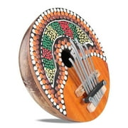 Arealer Mbira,Coconut Shell Painted Percussion Musical Thumb Piano Adjustable Coconut Shell Kids' Piano 7 Adjustable 7 Adjustable Coconut Shell Painted Thumb Piano ' Percussion Dsfen Buzhi Eryue