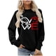 thumbnail image 1 of RKSTN Valentine's Day Sweatshirts for Women Oversized Crewneck Valentines Heart Graphic Print Sweatshirt Womens Casual Plus Size Round Neck Loose Comfy Sweatshirt Fall Spring Clothes Valentine Gift, 1 of 6